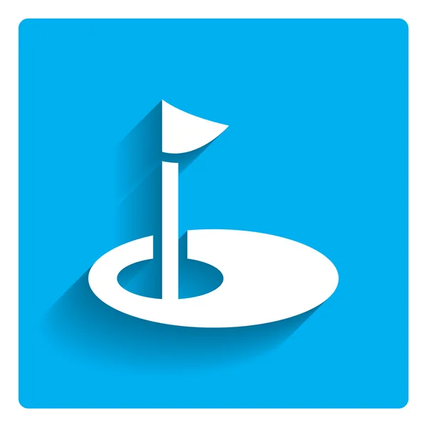 Golf icon — Stock Vector