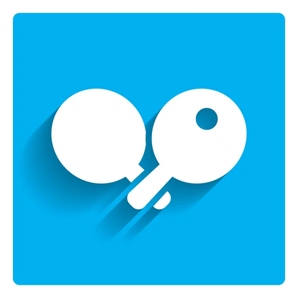 Ping pong icon — Stock Vector