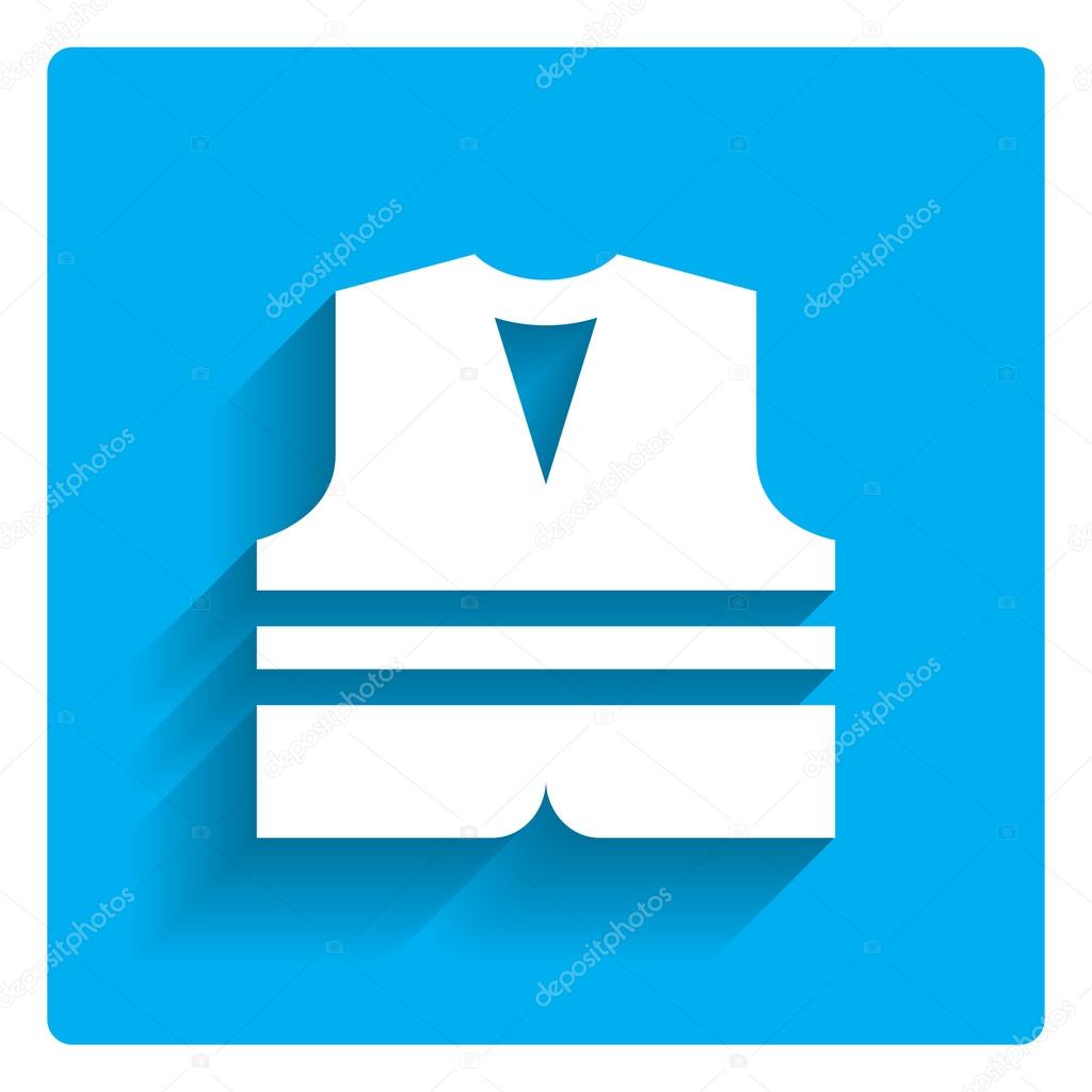 Safety vest icon