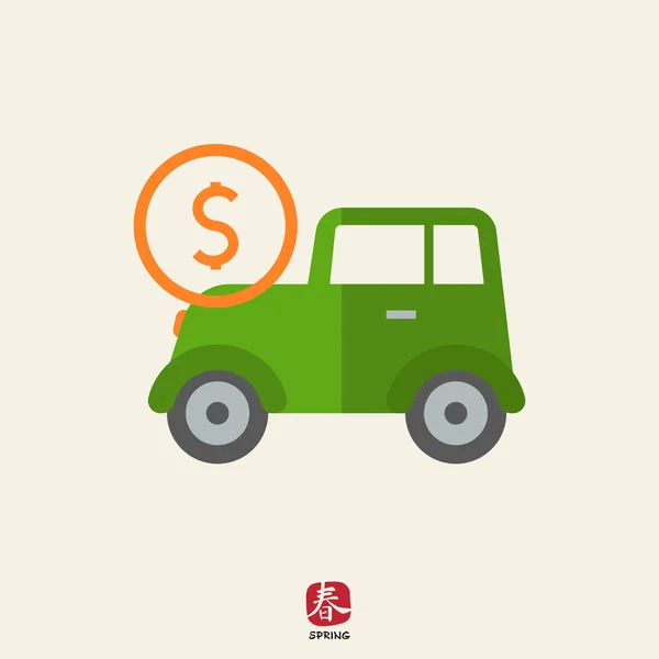 Car expenses — Stock Vector