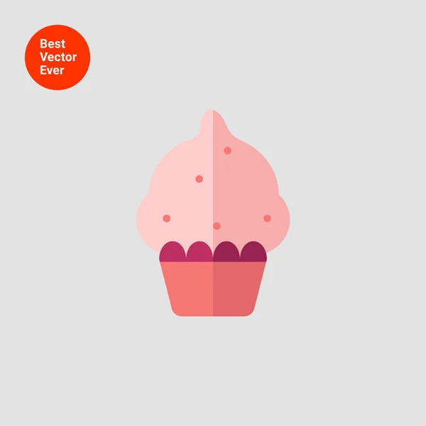 Icône Cupcake — Image vectorielle