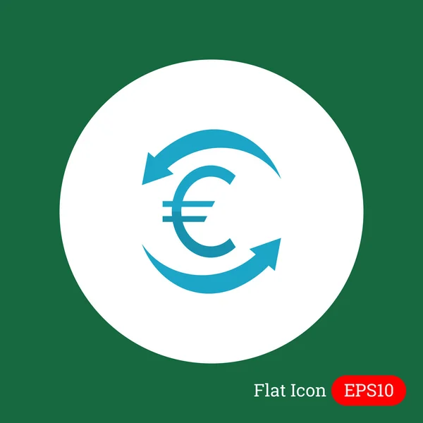 Ciclo euro — Vettoriale Stock