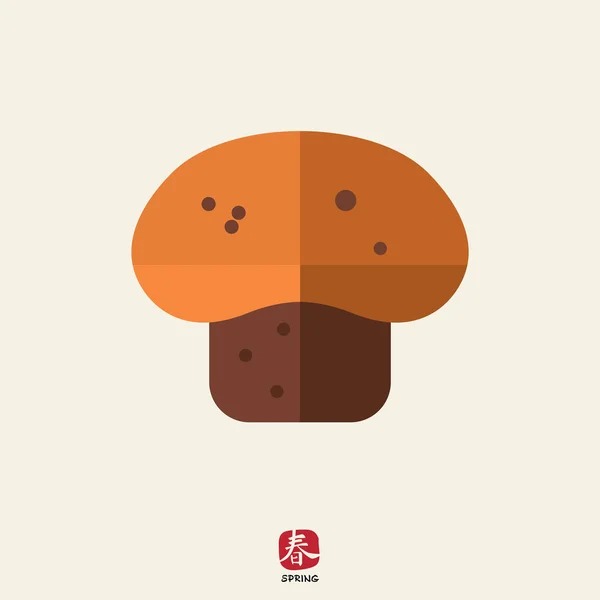 Muffin-Symbol — Stockvektor