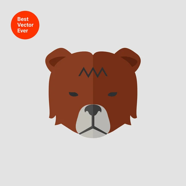 Beurstrend Bear — Stockvector