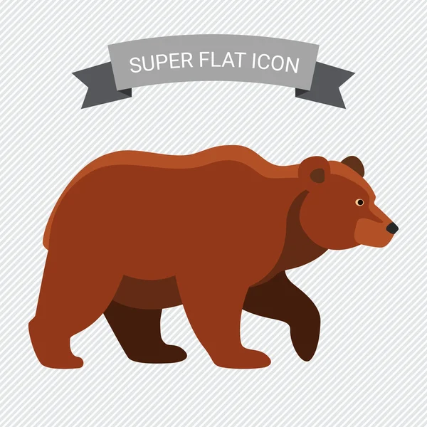 Bear icon — Stock Vector