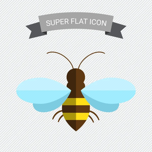 Bee pictogram — Stockvector