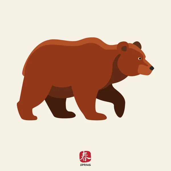 Icono del oso — Archivo Imágenes Vectoriales