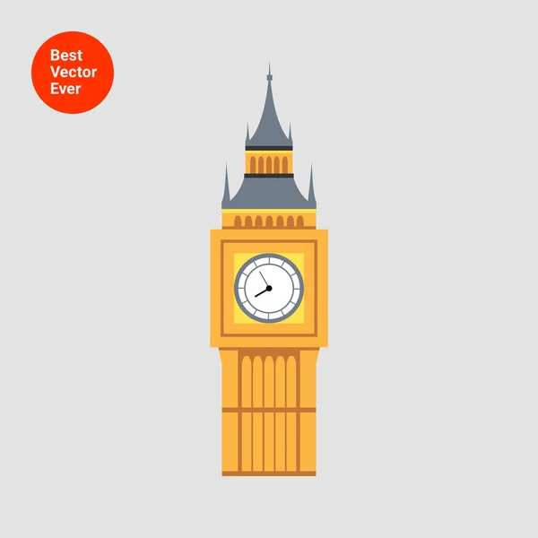 Big Ben icono — Archivo Imágenes Vectoriales