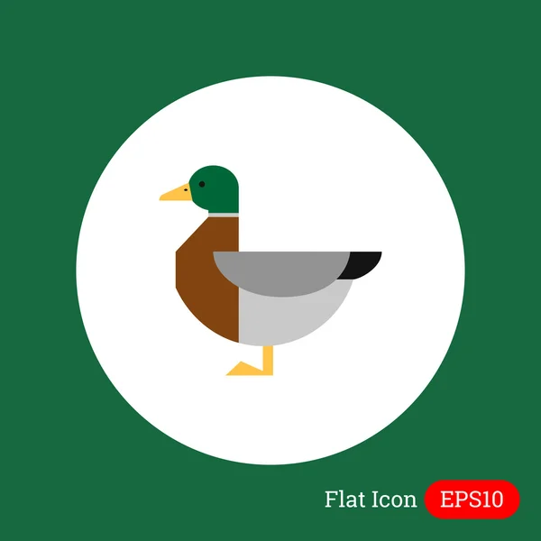 Eend pictogram — Stockvector