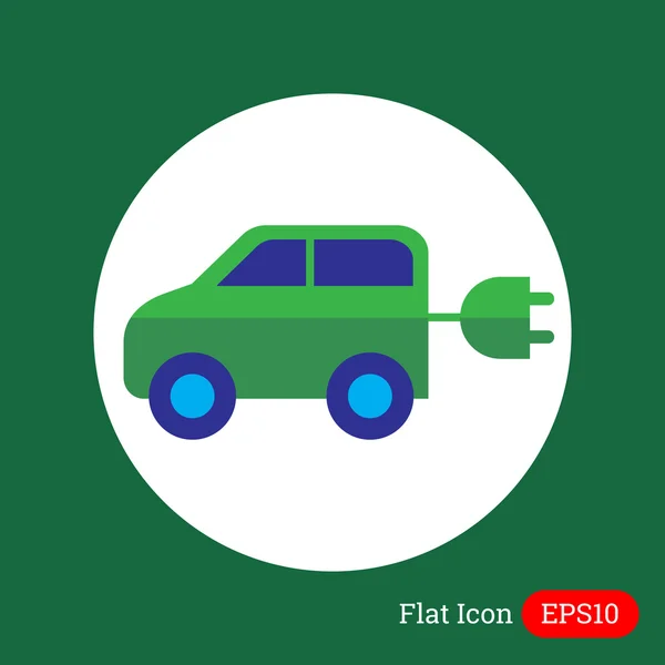 Elektrické auto — Stockový vektor