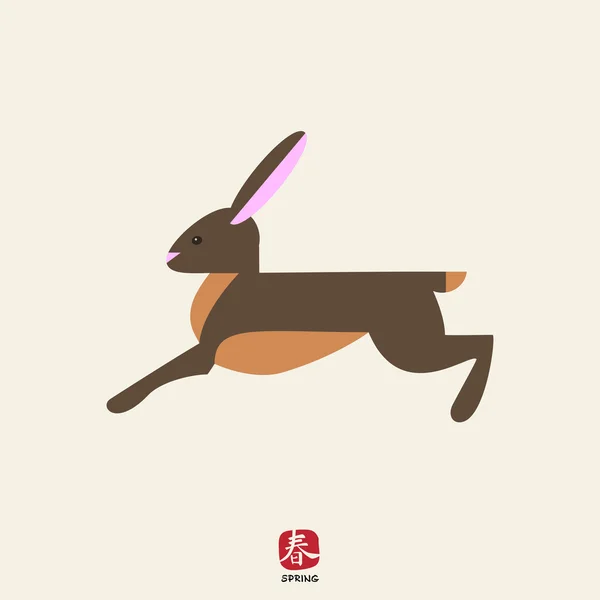 Hare icon — Stock Vector