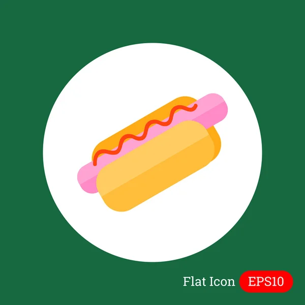 Hotdog-Ikone — Stockvektor