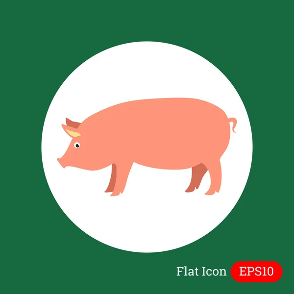 Pig icon — Stock Vector