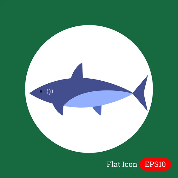 Ikona rekina — Wektor stockowy