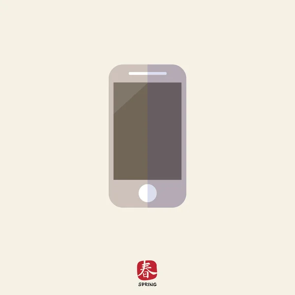 Smartphone pictogram — Stockvector