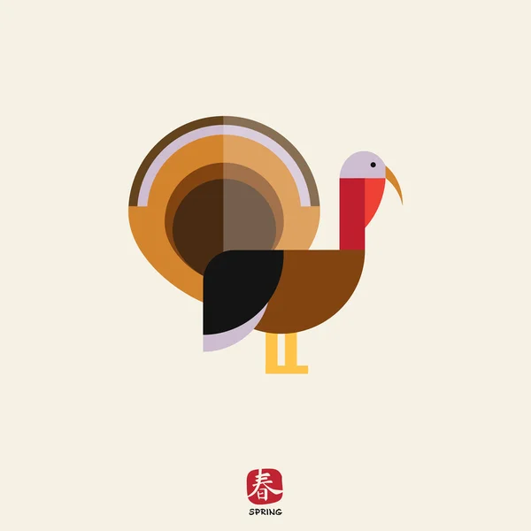 Turkey icon — Stock Vector