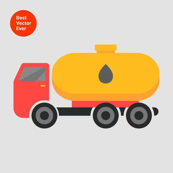 Tanker vrachtwagen — Stockvector