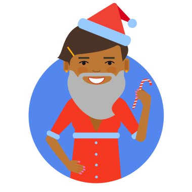 Şeker kamışı ile Afrikalı-Amerikalı kadın