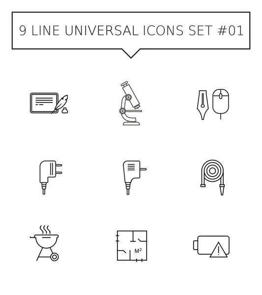 Universal icon set — Stock Vector