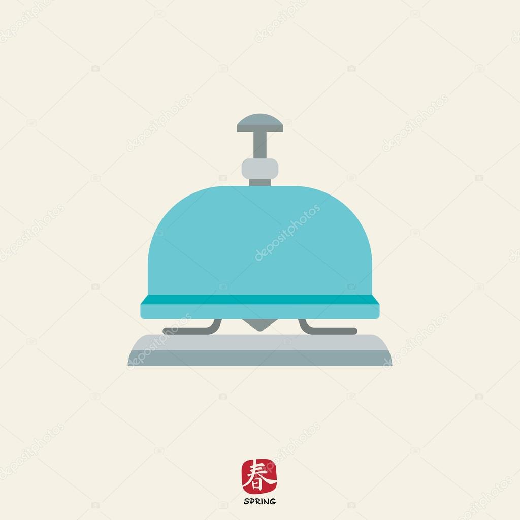 Icon of reception bell