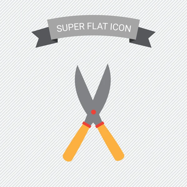 Zahradní nůžky ikona — Stockový vektor