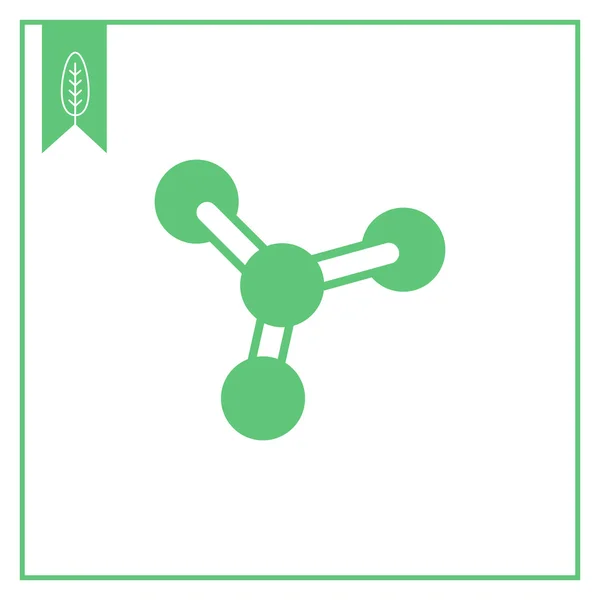 Molecuul-pictogram — Stockvector