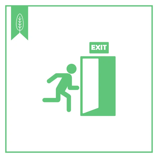 Close the door sign stock vector. Illustration of exit - 130795253