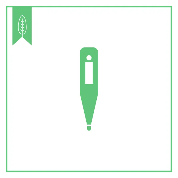 Elektronische thermometer — Stockvector