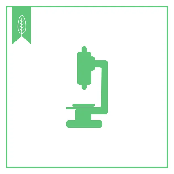 Microscoop pictogram — Stockvector