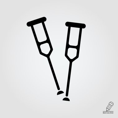 Koltuk değneği simgesi