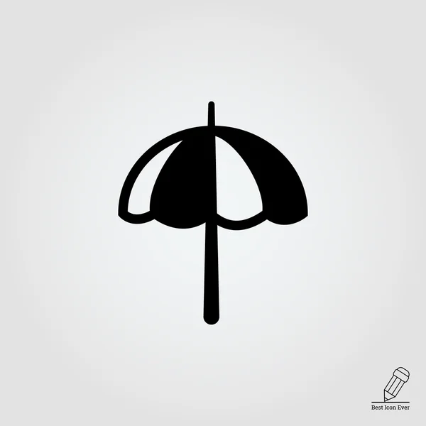 Guarda-chuva de praia — Vetor de Stock