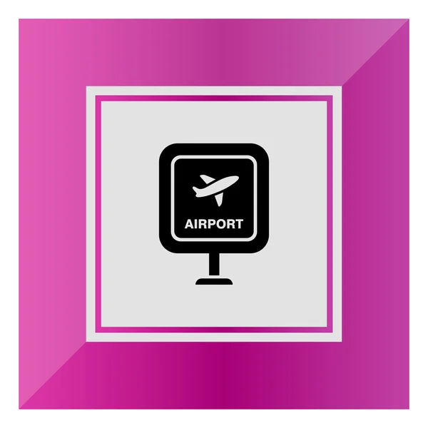 Panneau aéroport — Image vectorielle