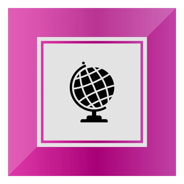 Earth globe icon — Stock Vector