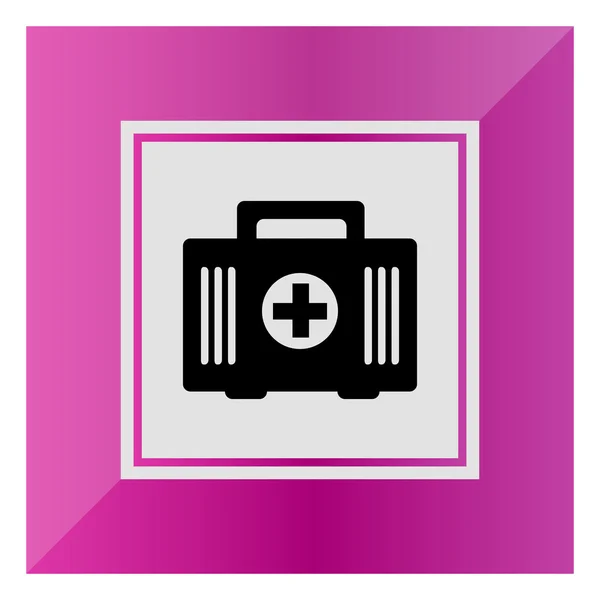 First aid kit icon — Stock Vector