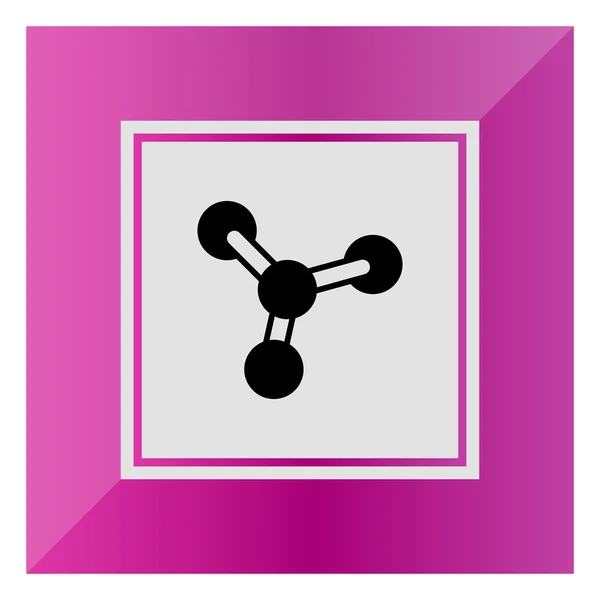 Molecule icon — Stock Vector