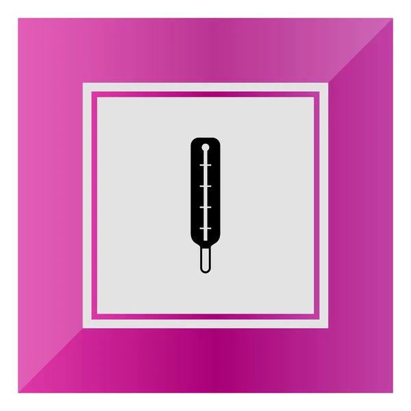 Thermometer-Symbol — Stockvektor