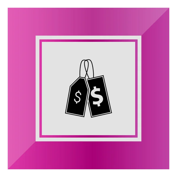 Price tags icon — Stock Vector