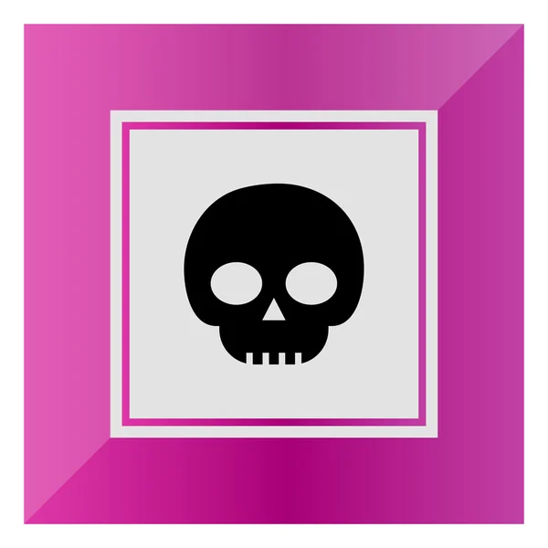Skull icon — Stock Vector