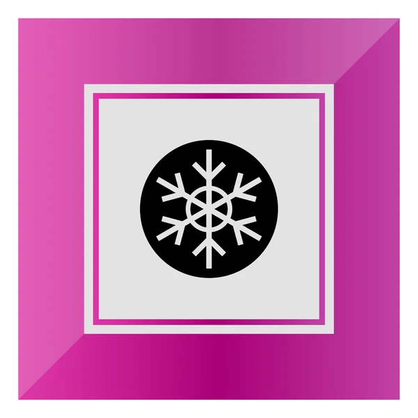 Snowflake icon — Stock Vector