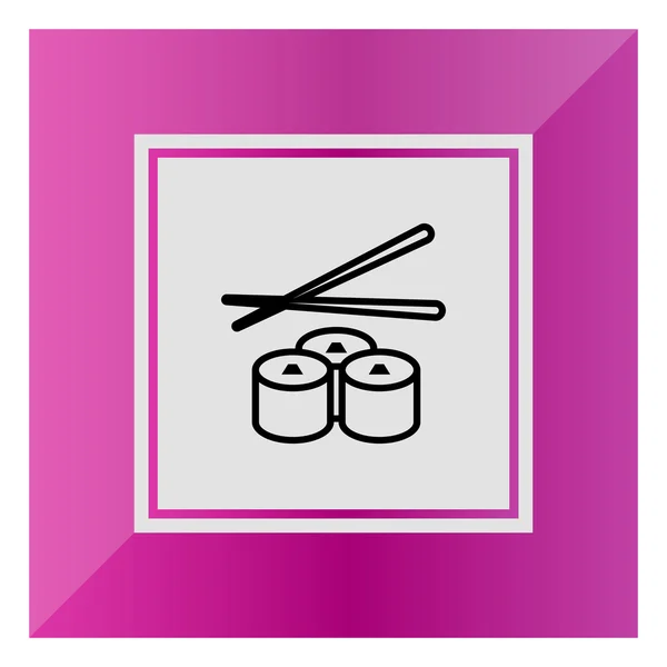 Ikona sushi — Stockový vektor