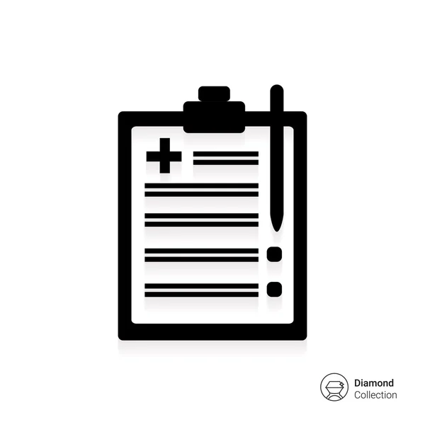 Medical report icon — Stock Vector