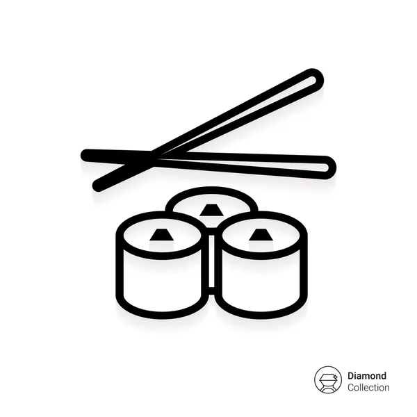 Sushi pictogram — Stockvector