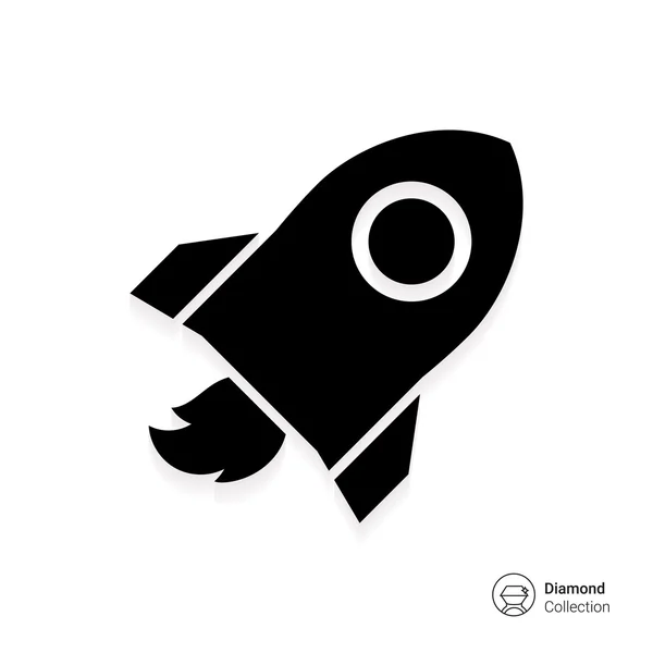 Cohete espacial — Vector de stock