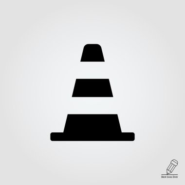 trafik koni simgesi