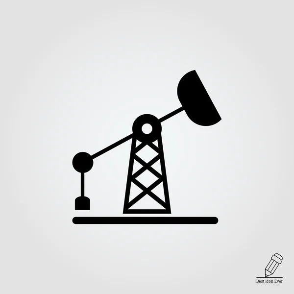 Appareil de forage pétrolier — Image vectorielle