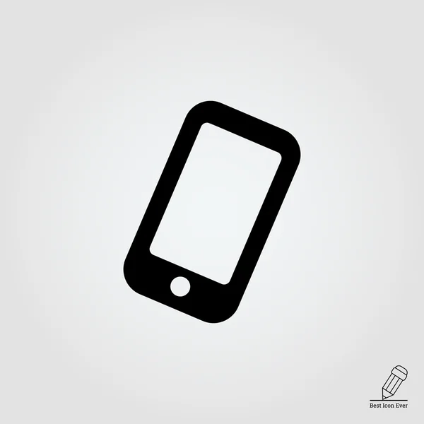 Smartphone pictogram — Stockvector