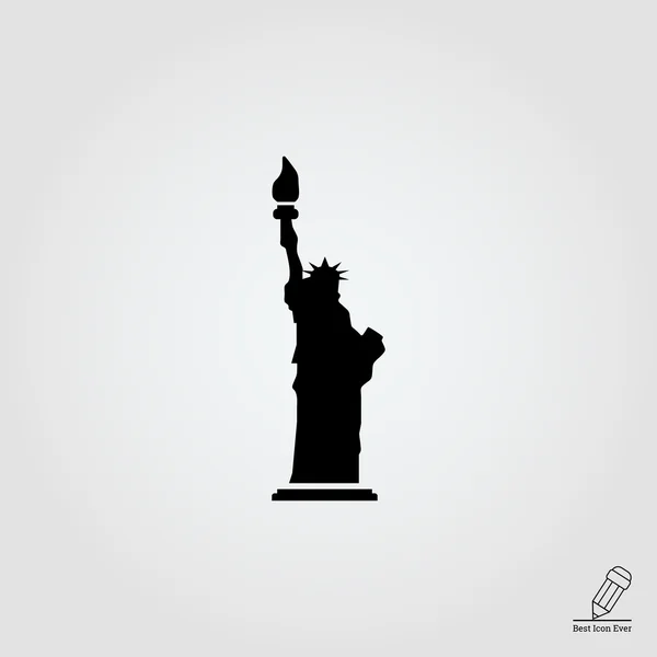 Icône Statue de la Liberté — Image vectorielle