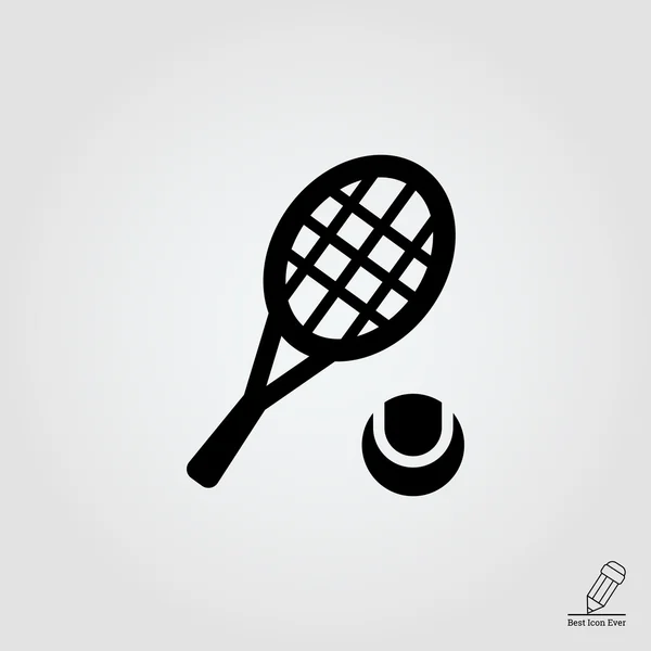 Tennisikone — Stockvektor