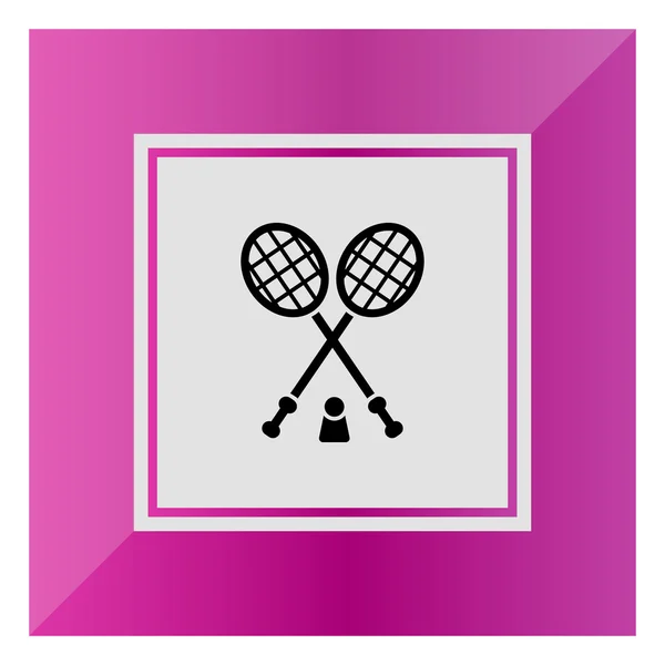 Badminton icon — Stock Vector