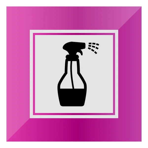 Botella de spray de limpieza — Vector de stock